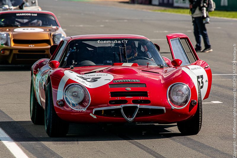 Le Mans Classic - Alfa Romeo Giulia TZ2 - 1965 - on grid