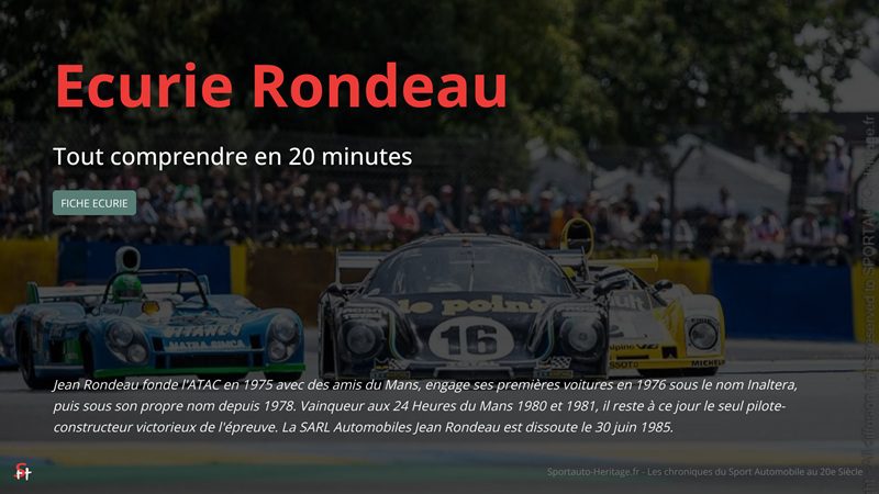 Ecurie Rondeau