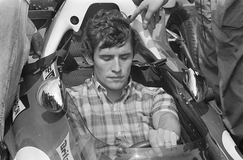 Jacky Ickx - Entraînement pour le Grand Prix 1971 à Zandvoort pour les voitures de formule 1